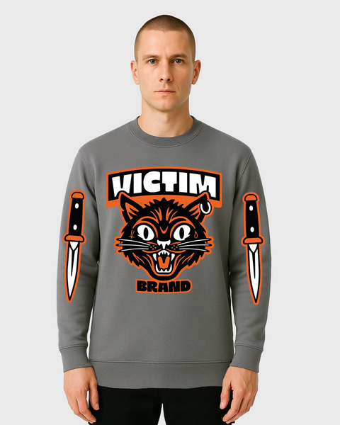 Crewneck · Black Cat