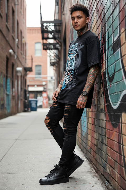 T-Shirt Oversize · Futur Tiger